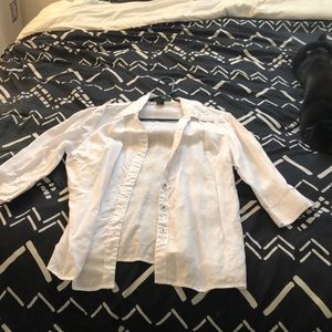 White Saint Tropez Button up